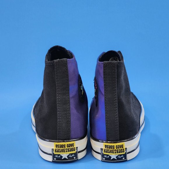 Converse Chuck 70 Hi 'Peace Love Basketball' Unisex Sneakers 170534C NWT - Picture 5 of 6